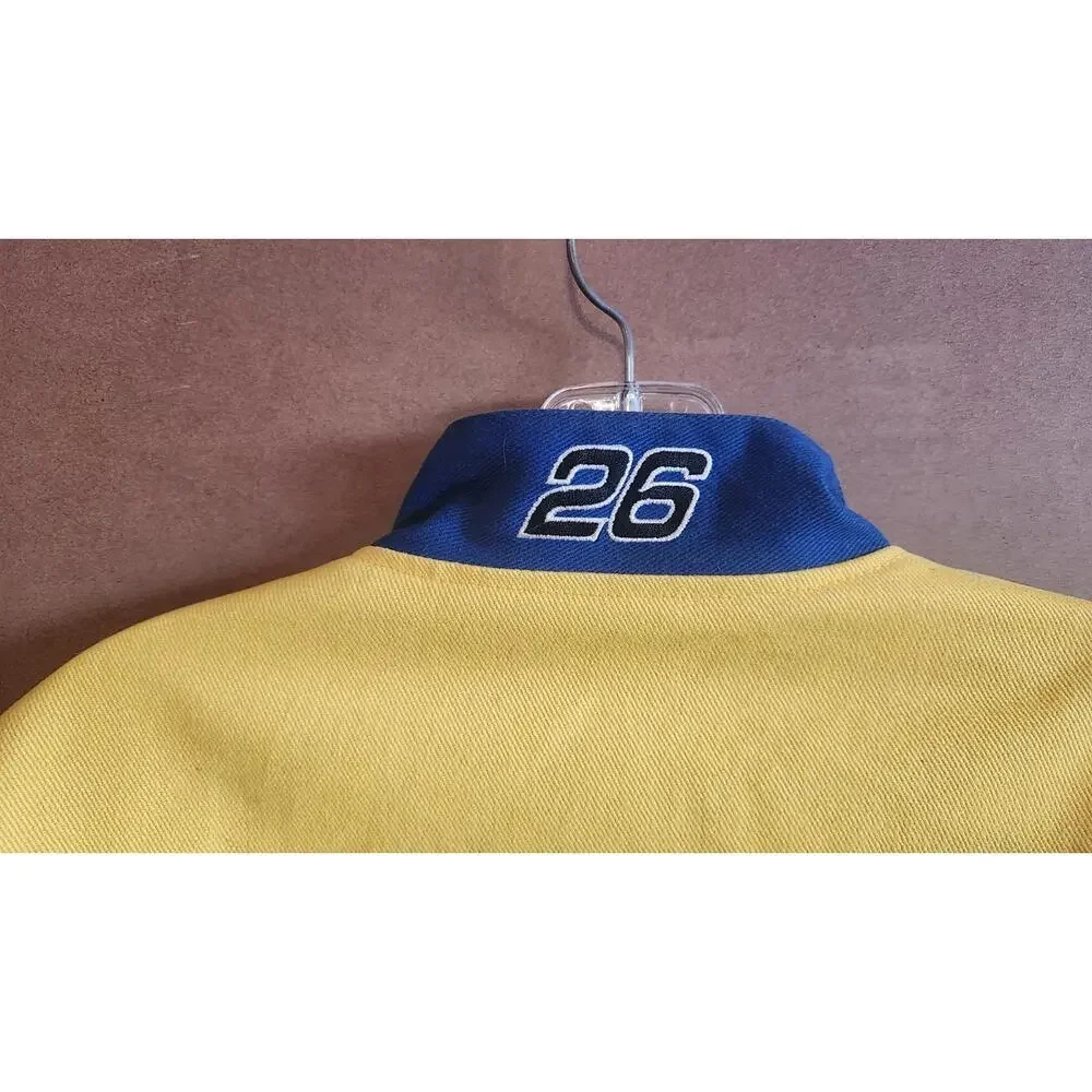 Vintage 90s Jeff Hamilton Cheerios NASCAR Jacket #26 Johnny Benson Roush L J69